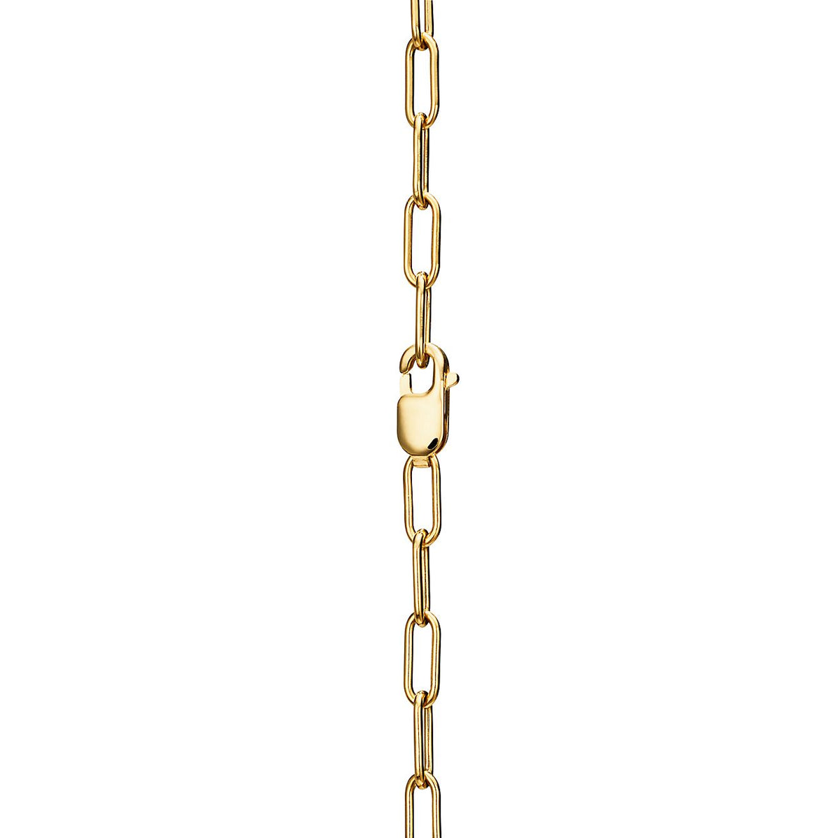 Tiff Lock Pendant Pave Diamonds Necklace