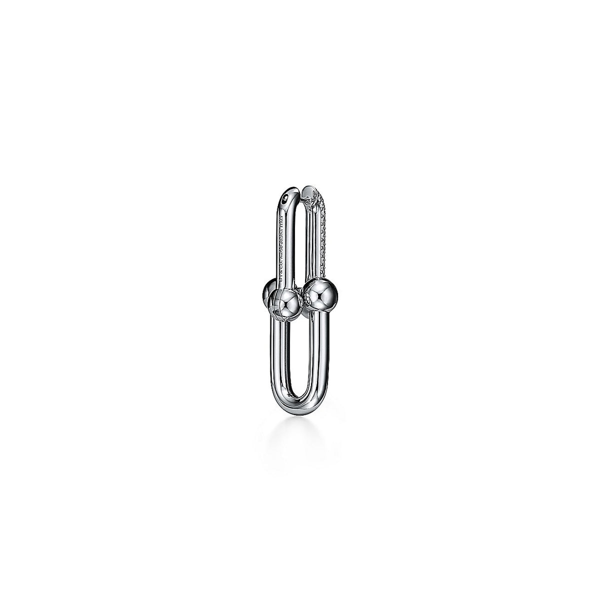 Tiff HardWear Large Link Diamonds Earrings