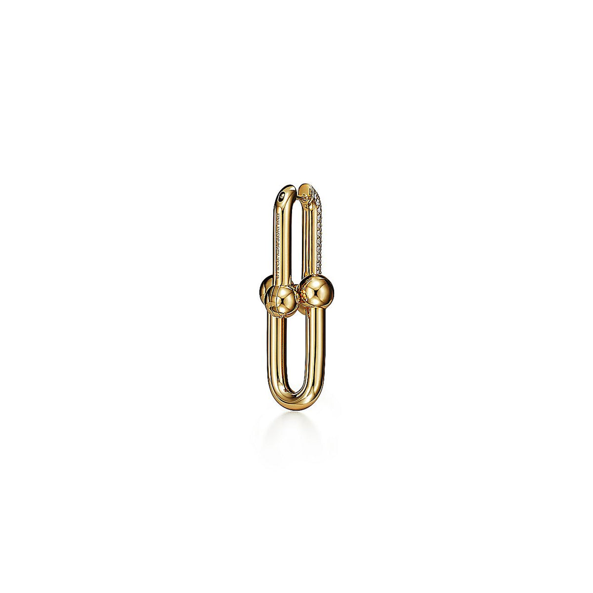Tiff HardWear Large Link Diamonds Earrings