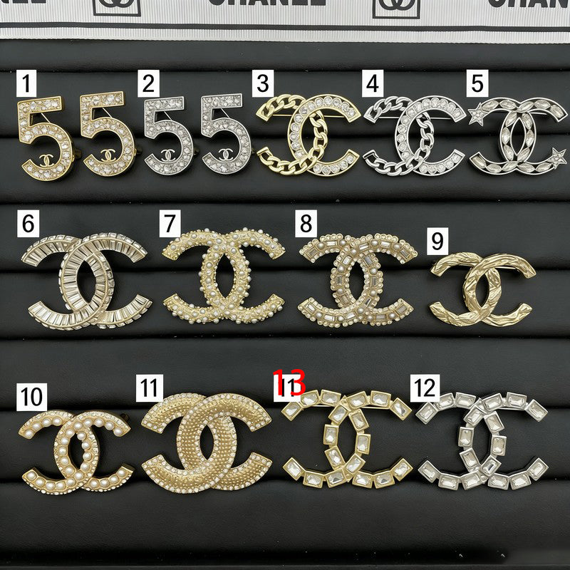 CC Gold Brooch Collection Ten