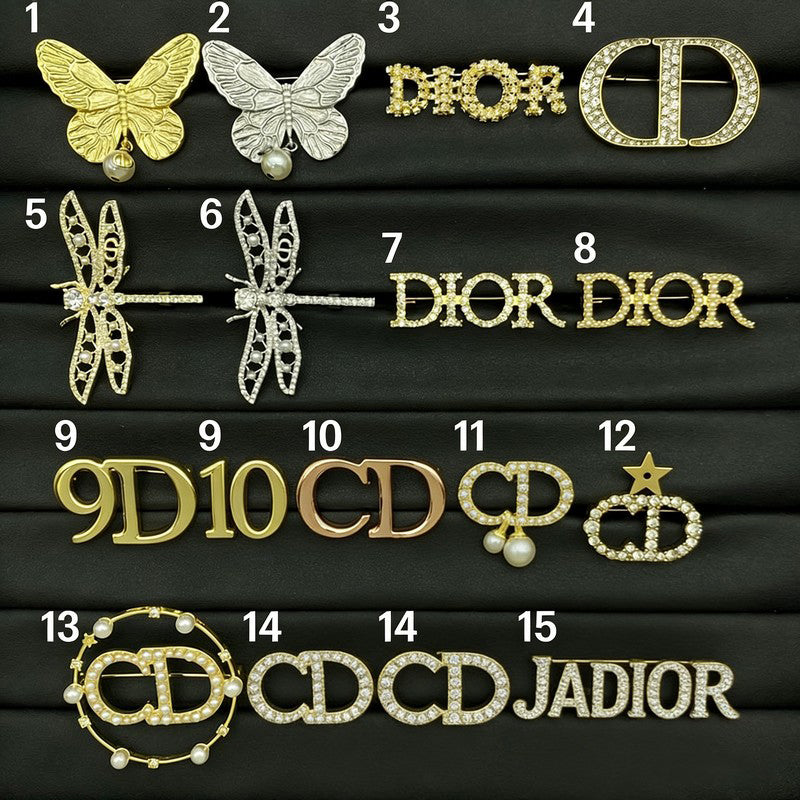 CD Gold Brooch Collection