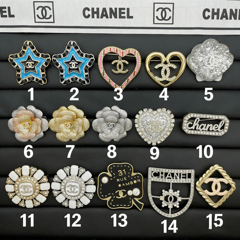 CC Gold Brooch Collection XX1