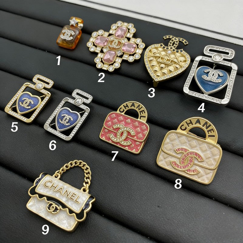 CC Gold Brooch Collection Five