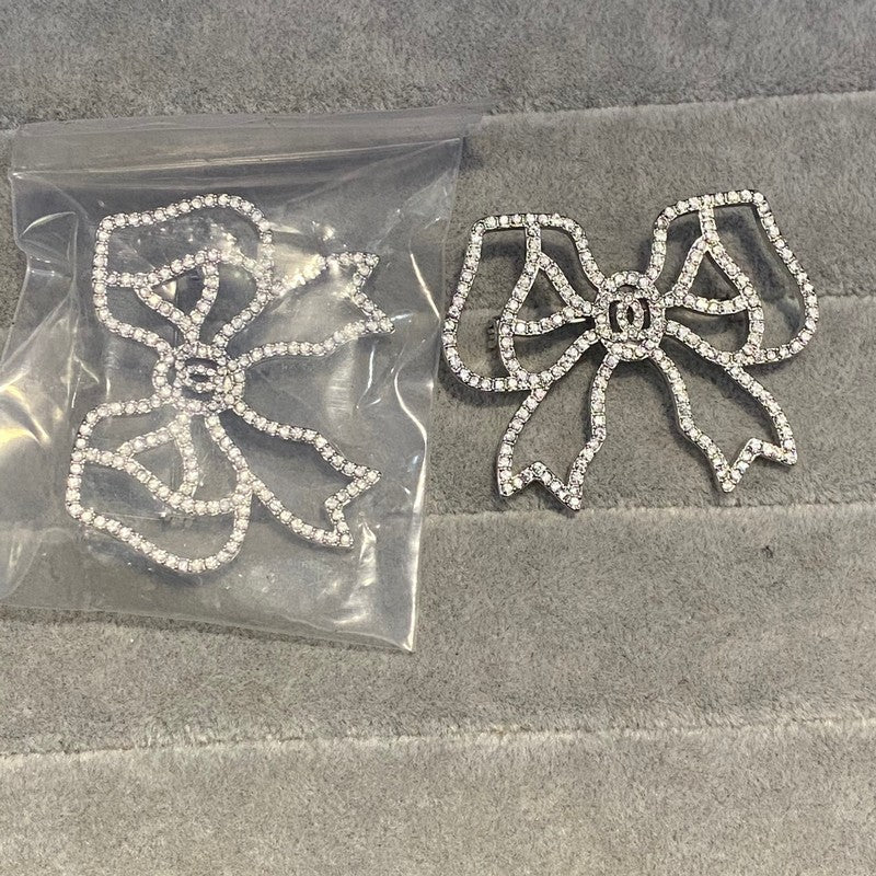 CC Diamond Butterfly Gold Brooch