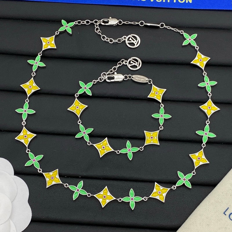 Louis Yellow & Green Blossom Bracelet