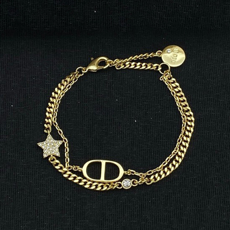 Petit CD Star Diamond Bracelet