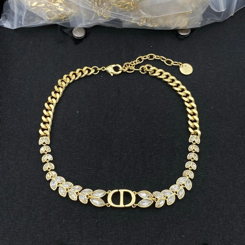 CD Crystal Choker Necklace