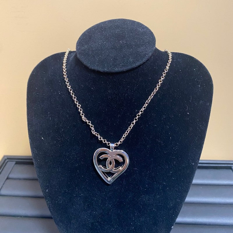 CC Big Heart Gold Necklace