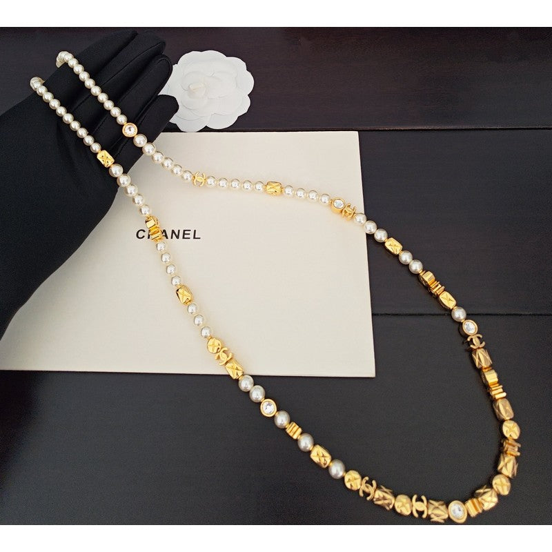 CC Coco Crush Long Pearl Necklace