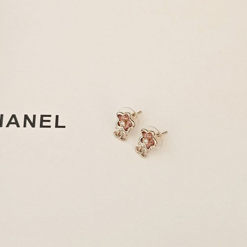 CC Pink Crystal Earrings