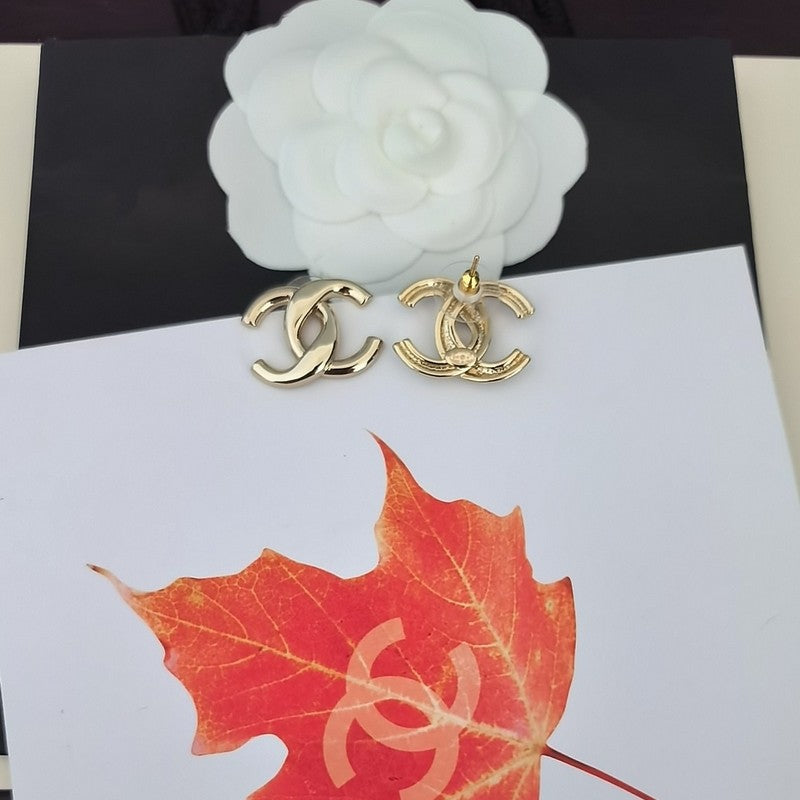 CC Yellow Gold Earrings