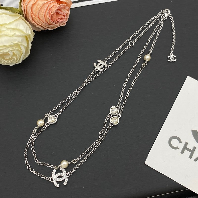 CC Long Gold Necklace