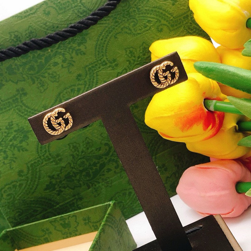 GG Twist Gold Earrings
