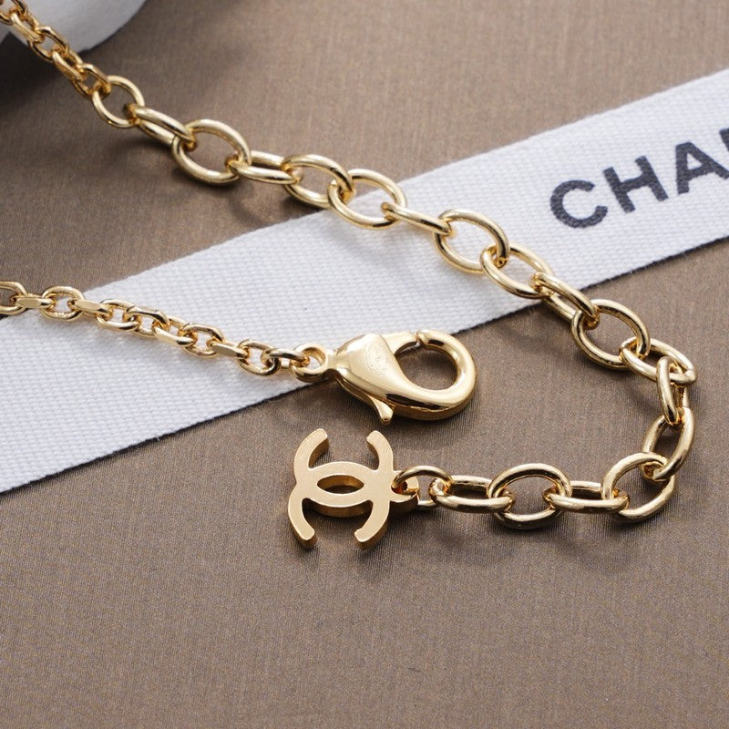 CC Diamond Gold Necklace