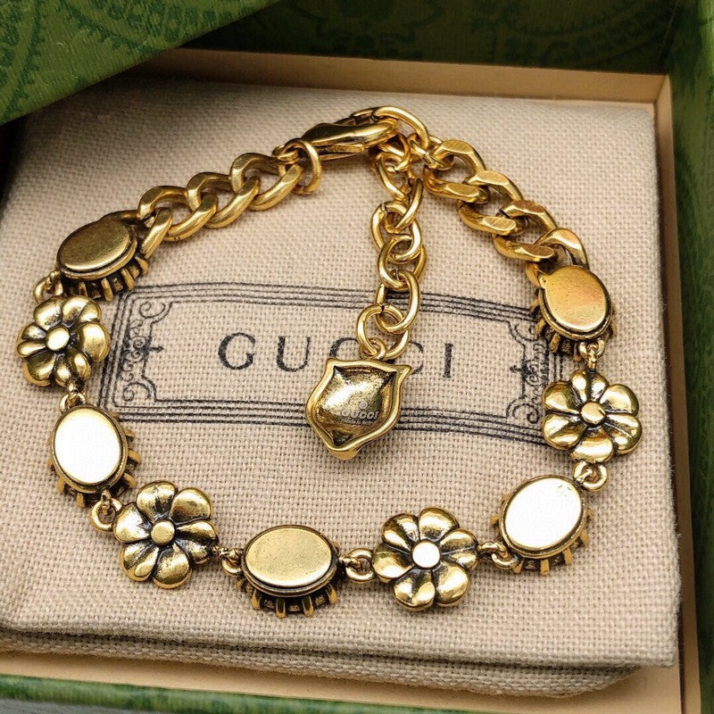GG Interlocking G Color Crystal Bracelet