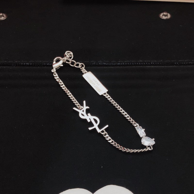 Saint White Gold Chain Bracelet