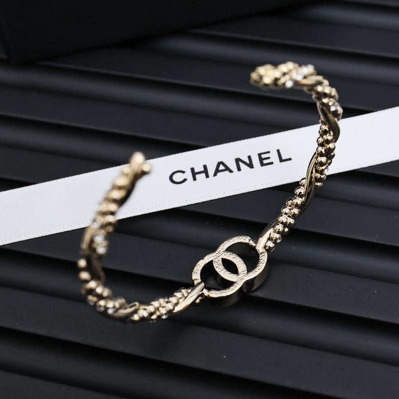 CC Pave Diamond Cuff Bracelet