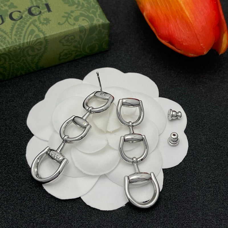 GG Triple Link Earrings