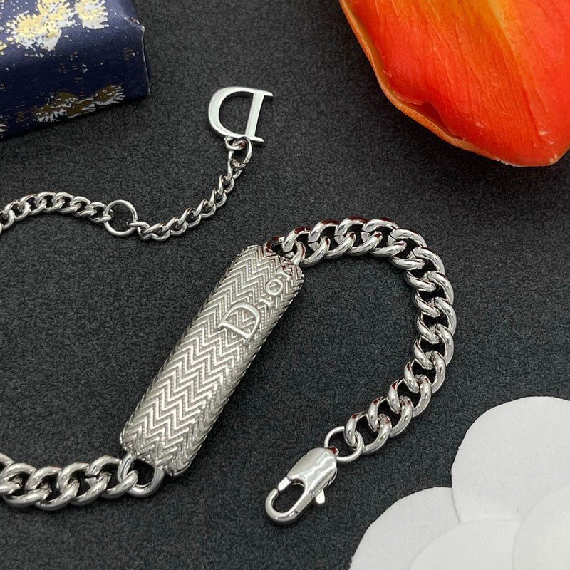 CD Petit Diamond Chain Bracelet