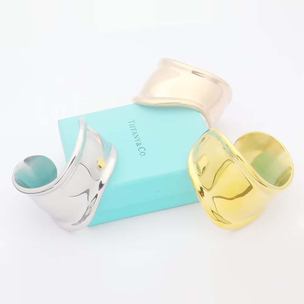 Tiffany Elsa Peretti Small Bone Cuff Bracelet
