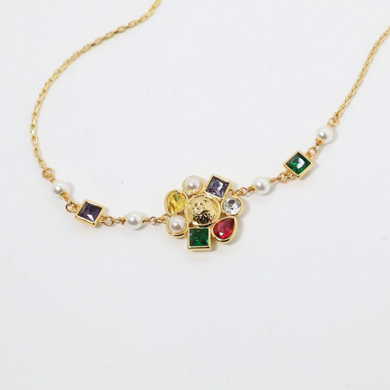 CC Color Crystal Choker Necklace