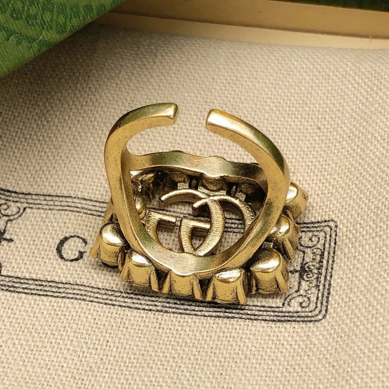 GG Diamond Open Ring