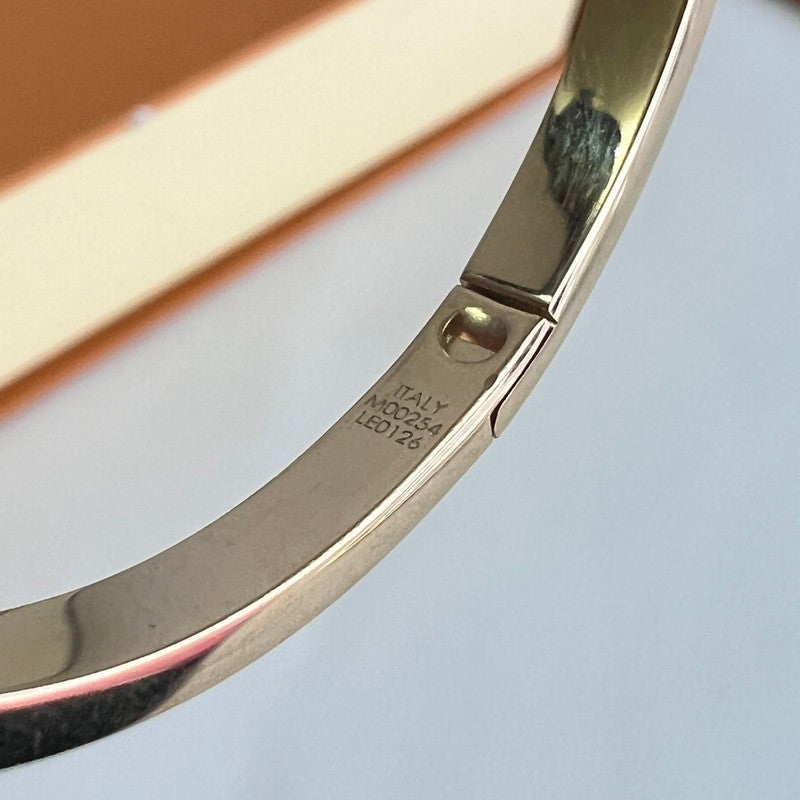 Louis Monogram Gold Bracelet