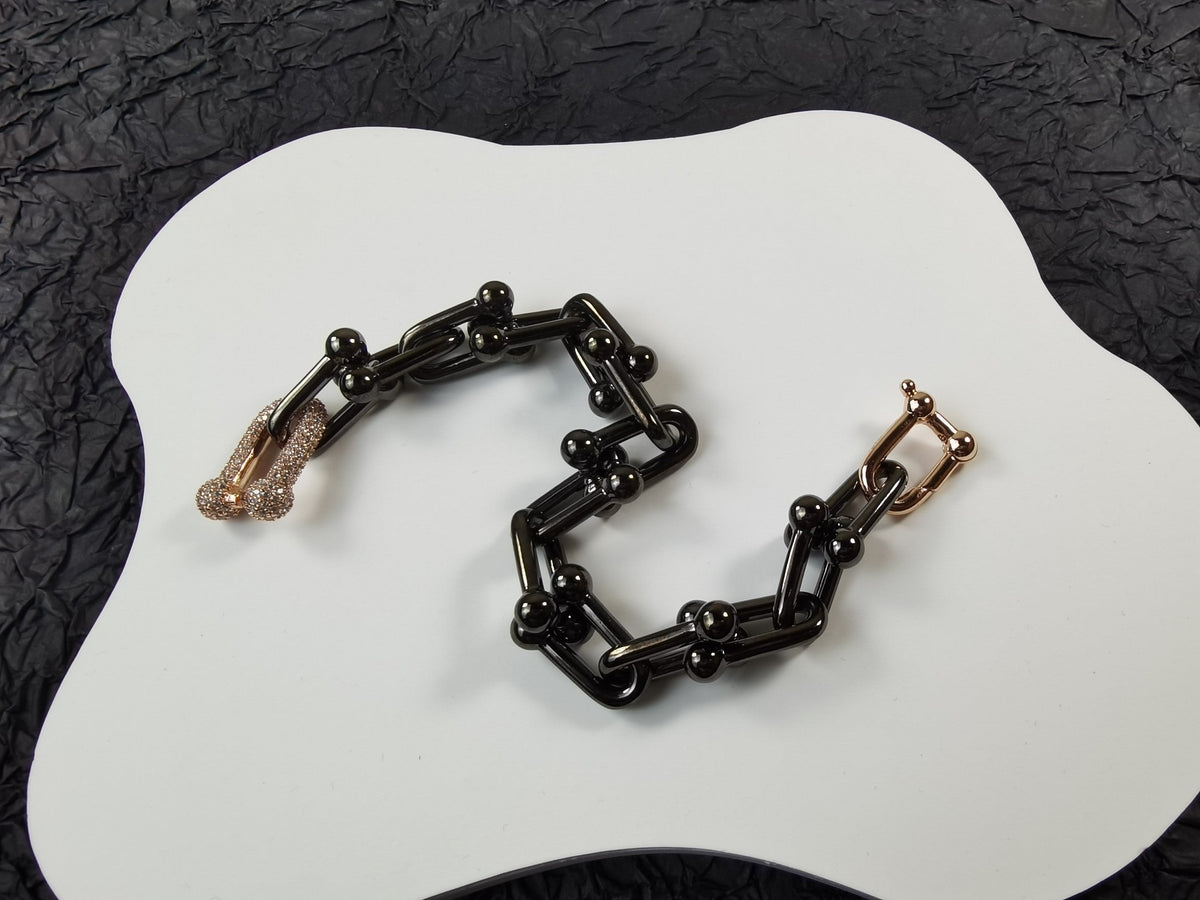 Tiff HardWear Black Titanium Bracelet