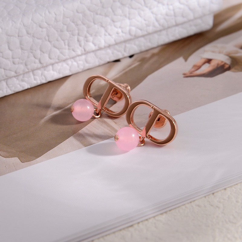 Petit CD Pink Earrings