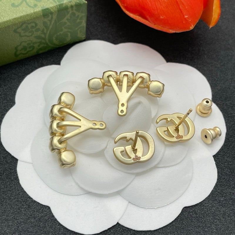 GG Five Pearl Earrings