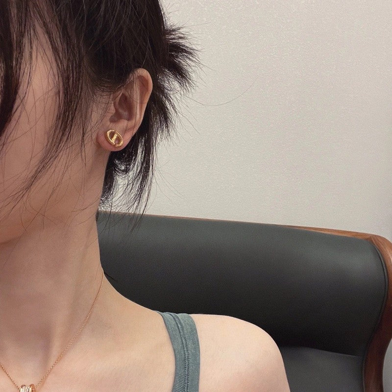 CD Gold Earrings