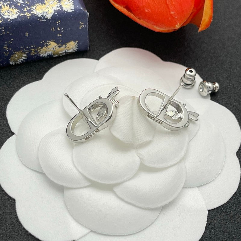 CD Bee Gold Earrings
