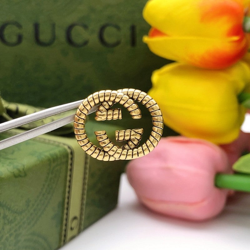 GG Twist Gold Earrings