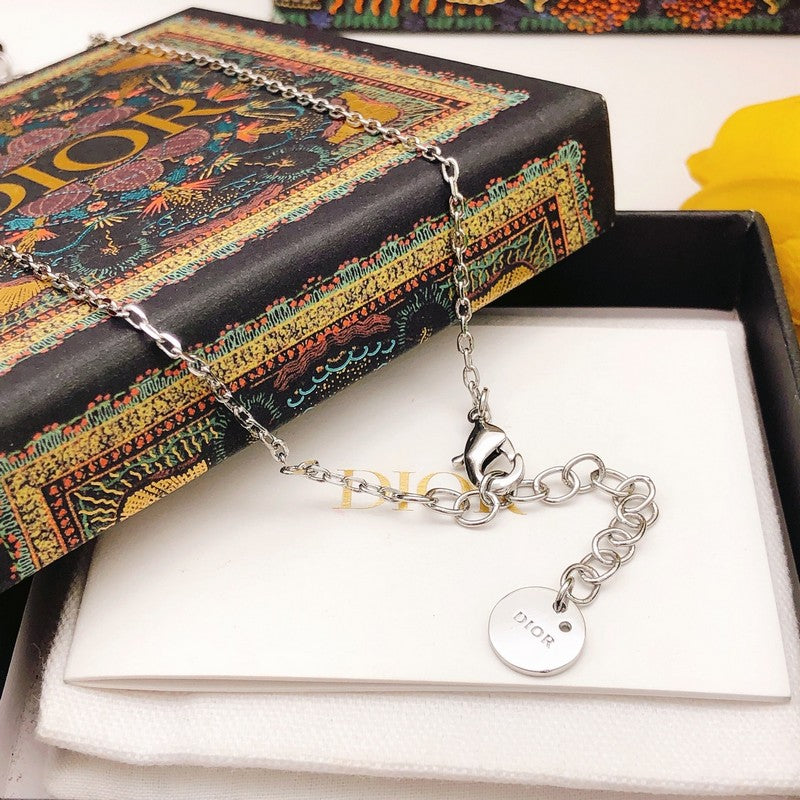 CD Petit Pearl Drop Necklace