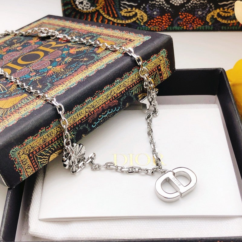 CD Petit Pearl Diamond Necklace