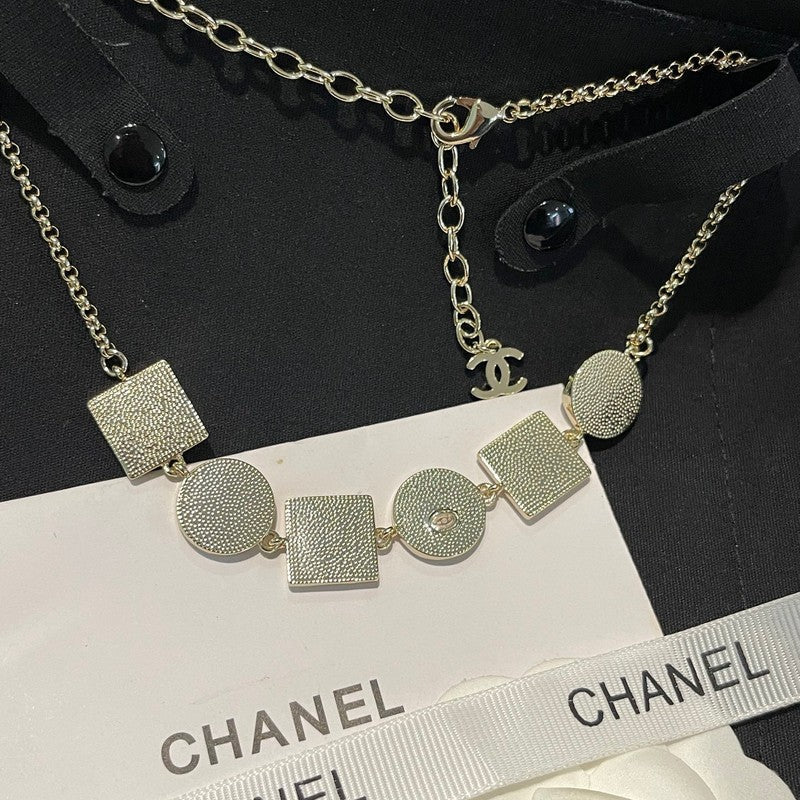 CC Color Logo Choker Necklace