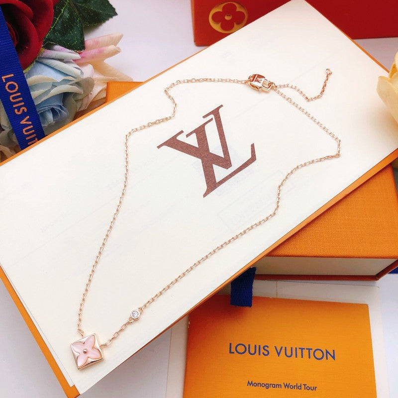 Louis Pink Blossom Necklace