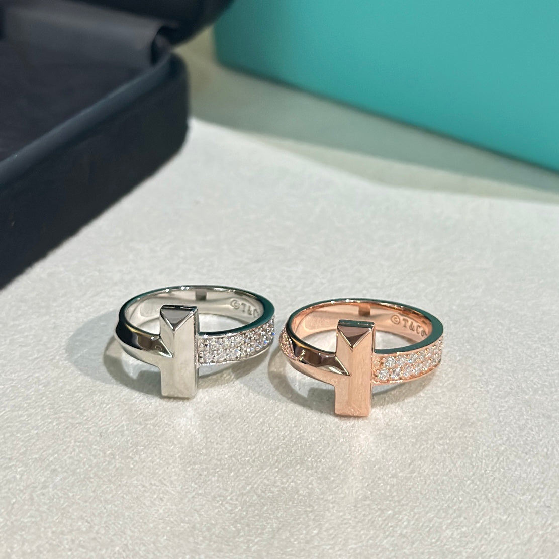 Tiff Narrow Pave Ring