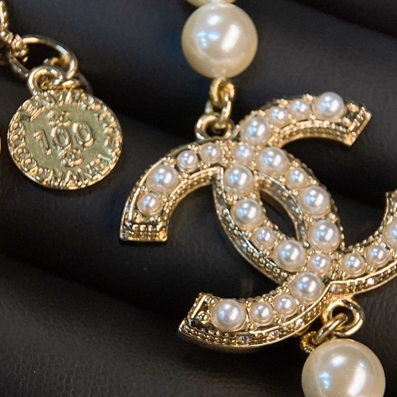 CC 100th Anniversary Fuax Pearl Necklace