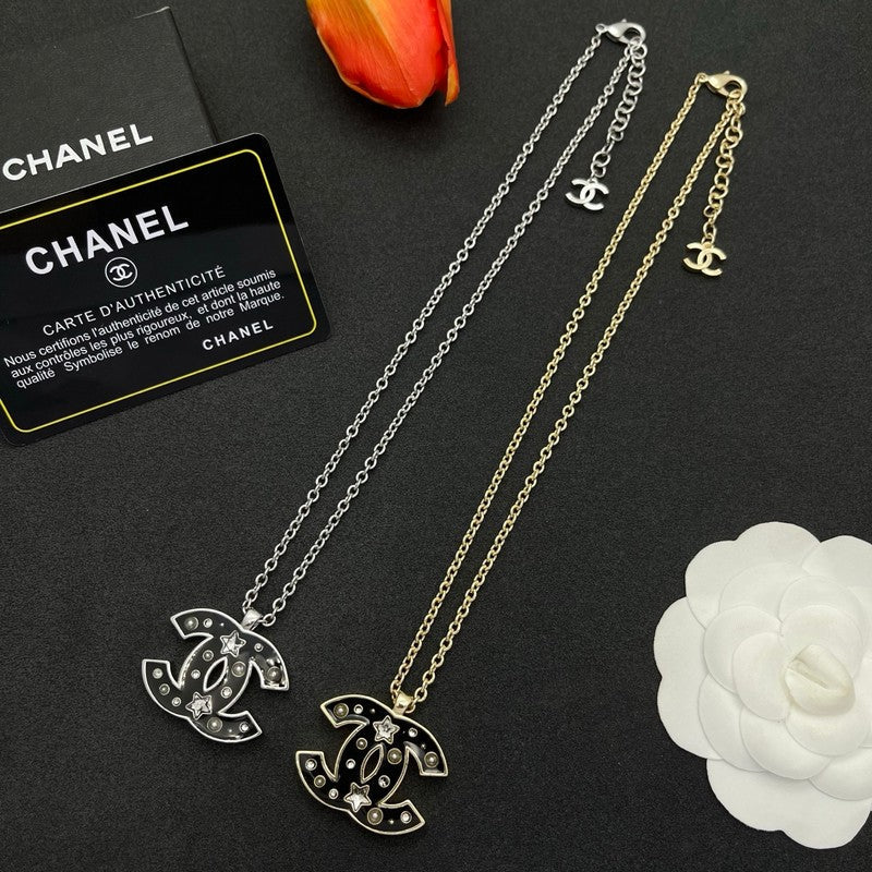 CC Black Star Gold Necklace
