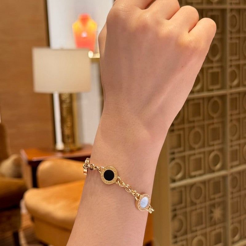 BVLG White Gold Bracelet