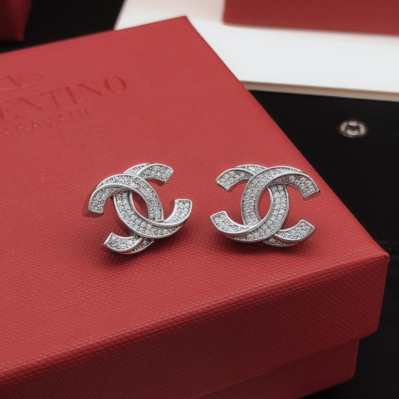 CC Diamond Earrings