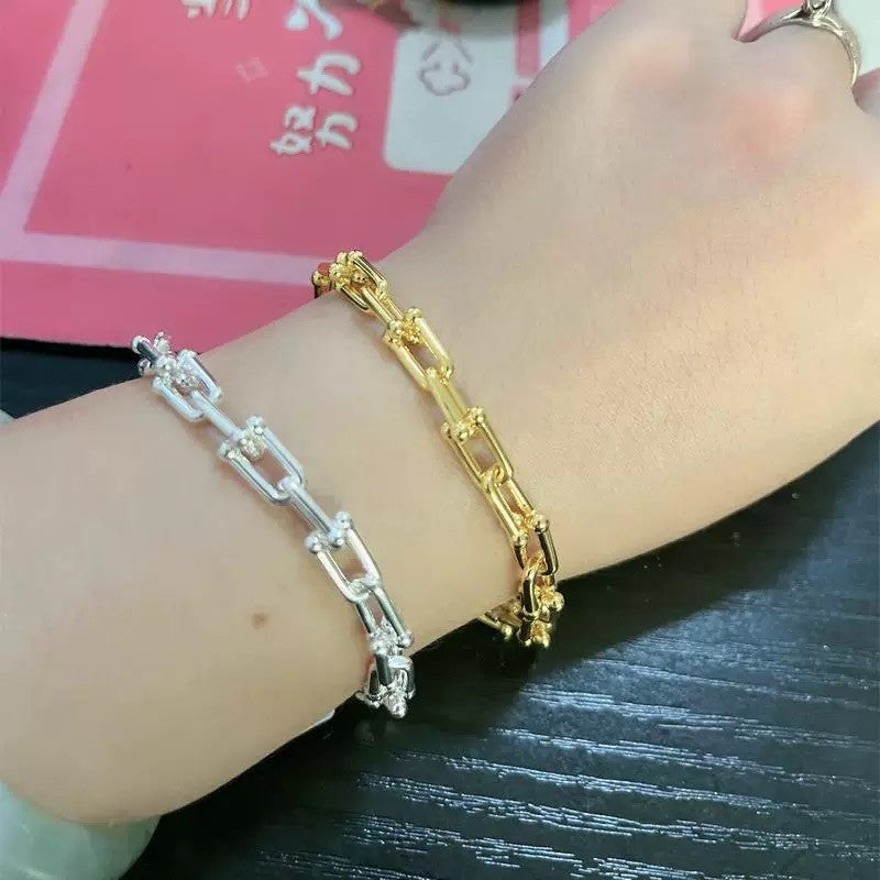 Tiff HardWear Gold Bracelet