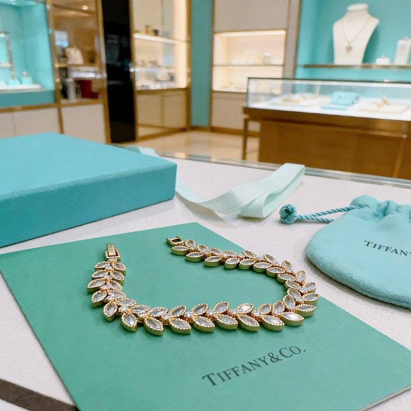 Return to Tiffany Crystal Rose Gold Bracelet