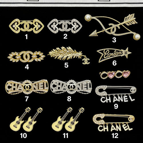 CC Gold Brooch Collection One