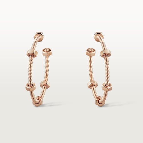 18k Cartier Ecrou De Cartier Earrings