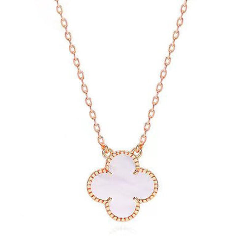 18K Van Cleef & Arpels Magic Alhambra Pink Necklace