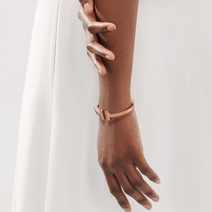 Tiff Diamond Square Bracelet