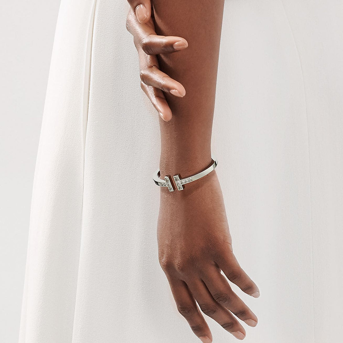 Tiff Diamond Square Bracelet