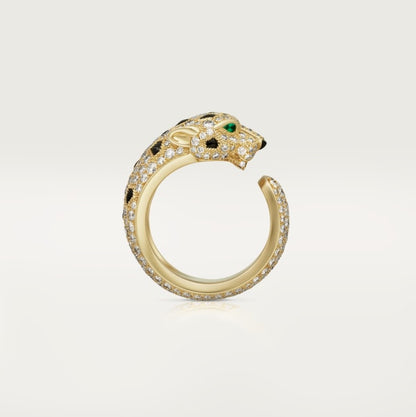 18K Panthere De Diamond Ring